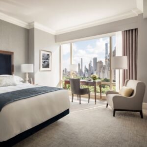Chipmunk On The Hunt - Luxurious hotel room with modern furnishings